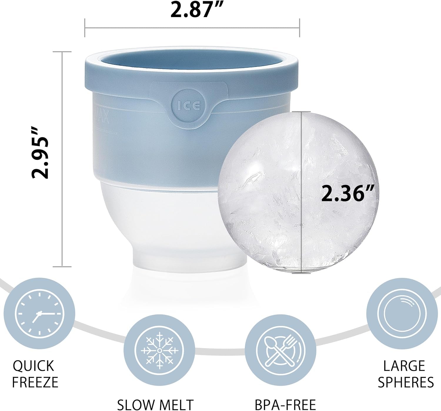New Dad Gifts - Daddy‘S Sippy Cup Whiskey Glass Gift Set with Ice Ball Mold, 10Oz “Best Dad Ever” Patriotic Glass, Funny Unique Present for Father‘S Day, Birthday & Christmas