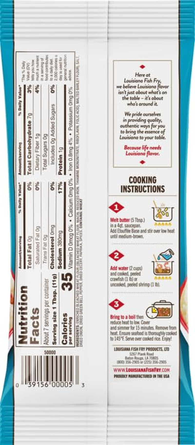 Louisiana Fish Fry Cajun Variety Bundle - Gumbo & Etouffee Bases (Pack of 1 Each) - Just Add Your Favorite Meat and or Seafood - Bring a Taste of Louisiana Home