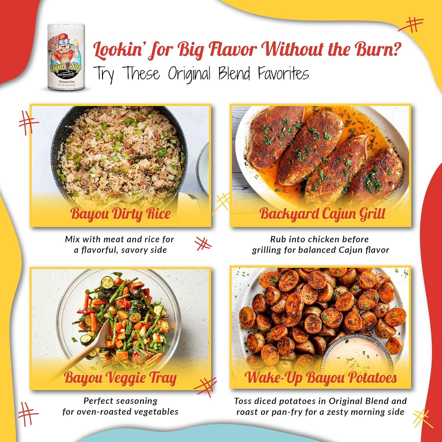 - Stalekracker - Variety Bundle - 1 Each of Original Seasoning 8Oz and Fire Seasoning 8 Oz