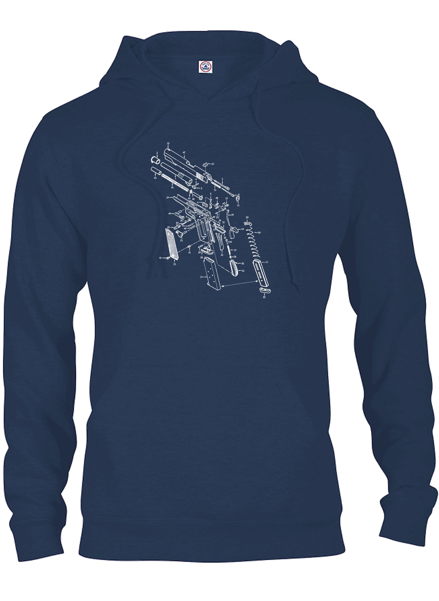 1911 Gun Schematic T-Shirt