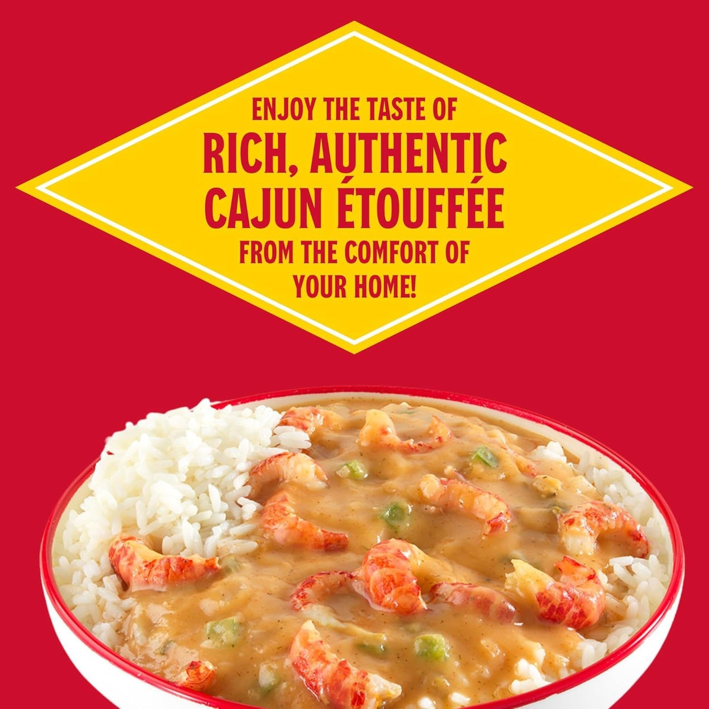 Louisiana Fish Fry Cajun Etouffee Base 2.65 Oz. (Pack of 6) - Authentic Cajun Etouffee Mix with Onions, Bell Peppers, Celery & Spices - Easy to Prepare Delicious Etouffee at Home