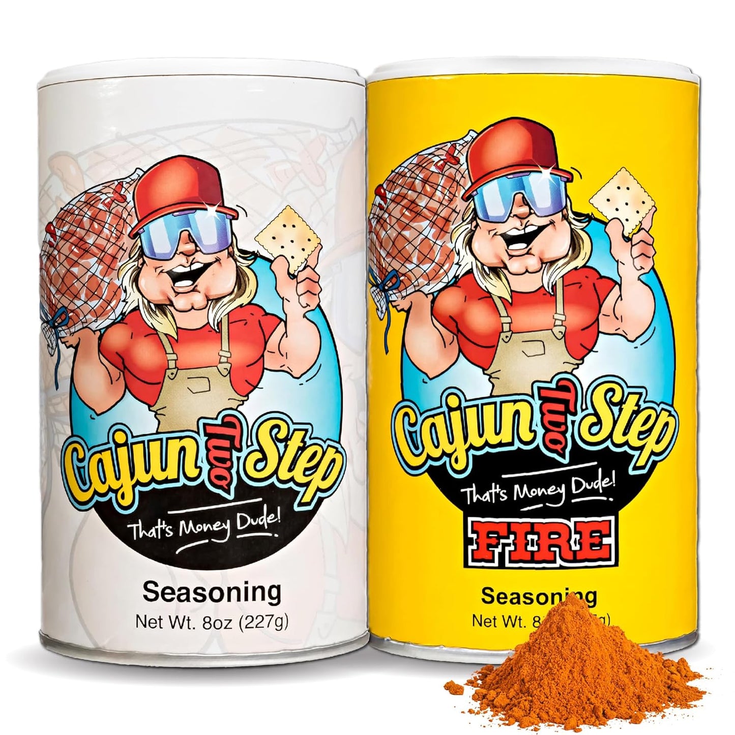 - Stalekracker - Variety Bundle - 1 Each of Original Seasoning 8Oz and Fire Seasoning 8 Oz