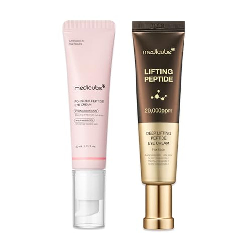 Eye Serum Duo for Firmer-Looking Skin: PDRN Peptide Serum and Deep Reviving Peptide Eye Cream | Korean Skincare, Gifts for Women, Skin Care Set
