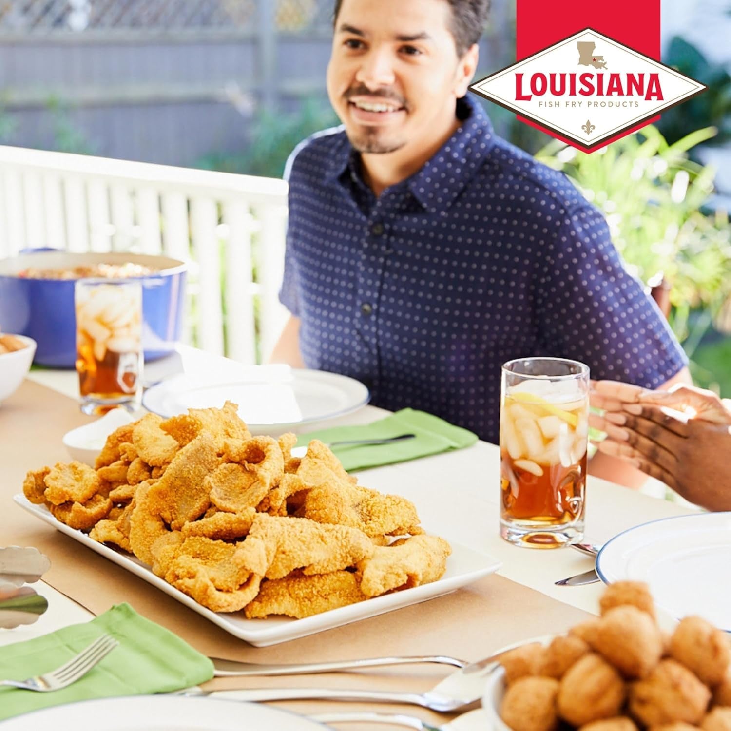 Louisiana Fish Fry Seasoned Fish Fry Seafood Breading Mix 10 Oz. (Pack of 1) - Season and Cook All Your Fish, Shrimp, Oysters, Vegetables, and More to Crispy Perfection (Exclusive Amazon Recipe Card Included)