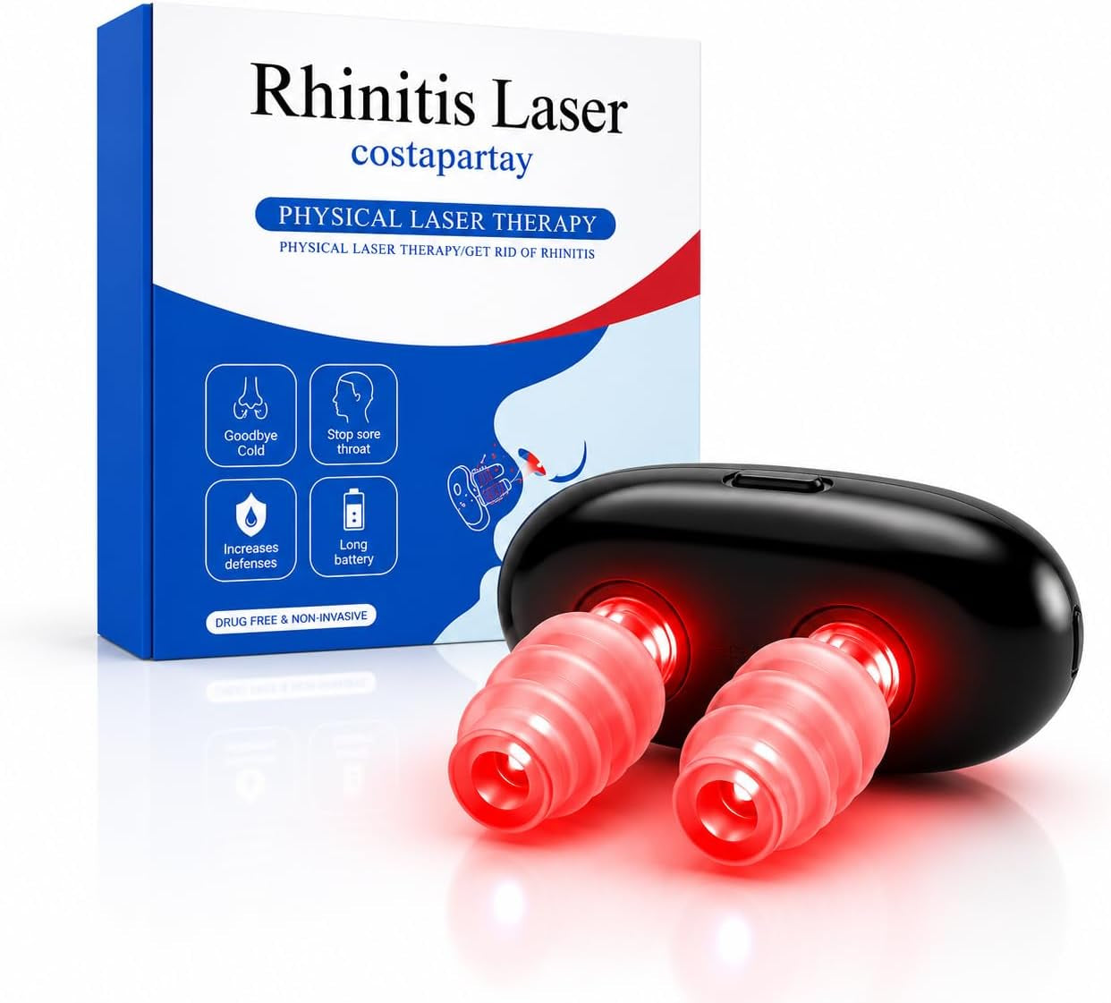 Red Light for Nose - Nasal Comfort - USB Rechargeable - P2