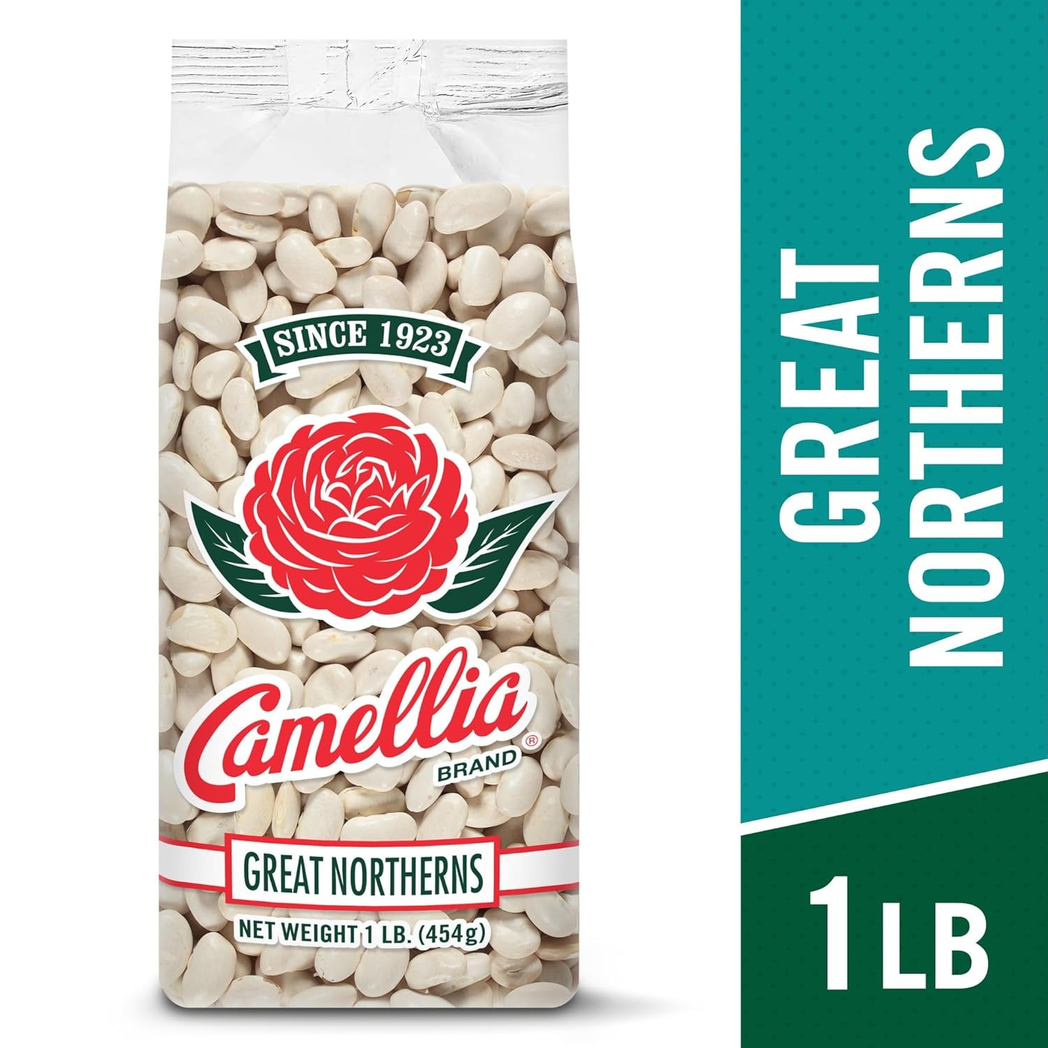 Dried Great Northern Beans – Premium White Beans for Soups, Stews, Casseroles & Side Dishes – Non-Gmo, Gluten-Free, High Protein, Vegan & Vegetarian Friendly, 1 Pound (Pack of 2)