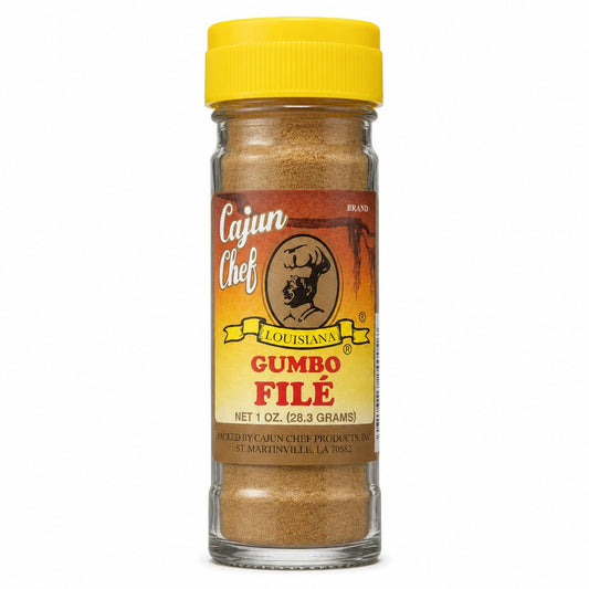 Gumbo File Powder 1 Oz, Ground Sassafras Leaves for Authentic Louisiana Gumbo, Cajun and Creole Seasoning for Soups, Stews, Jambalaya and Etouffee