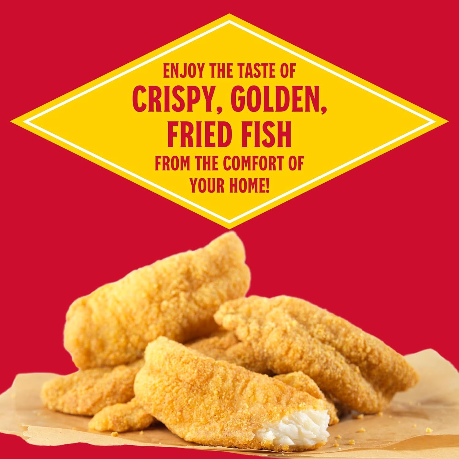 Louisiana Fish Fry Seasoned Fish Fry Seafood Breading Mix 10 Oz. (Pack of 1) - Season and Cook All Your Fish, Shrimp, Oysters, Vegetables, and More to Crispy Perfection (Exclusive Amazon Recipe Card Included)