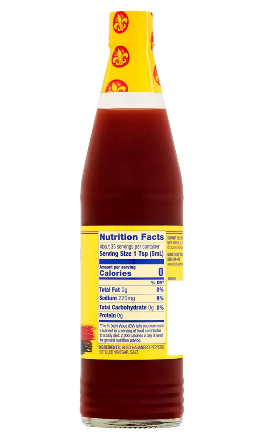 Louisiana Brand Hot Sauce, Hotter Hot Sauce (6 Fl Oz (Pack of 6))
