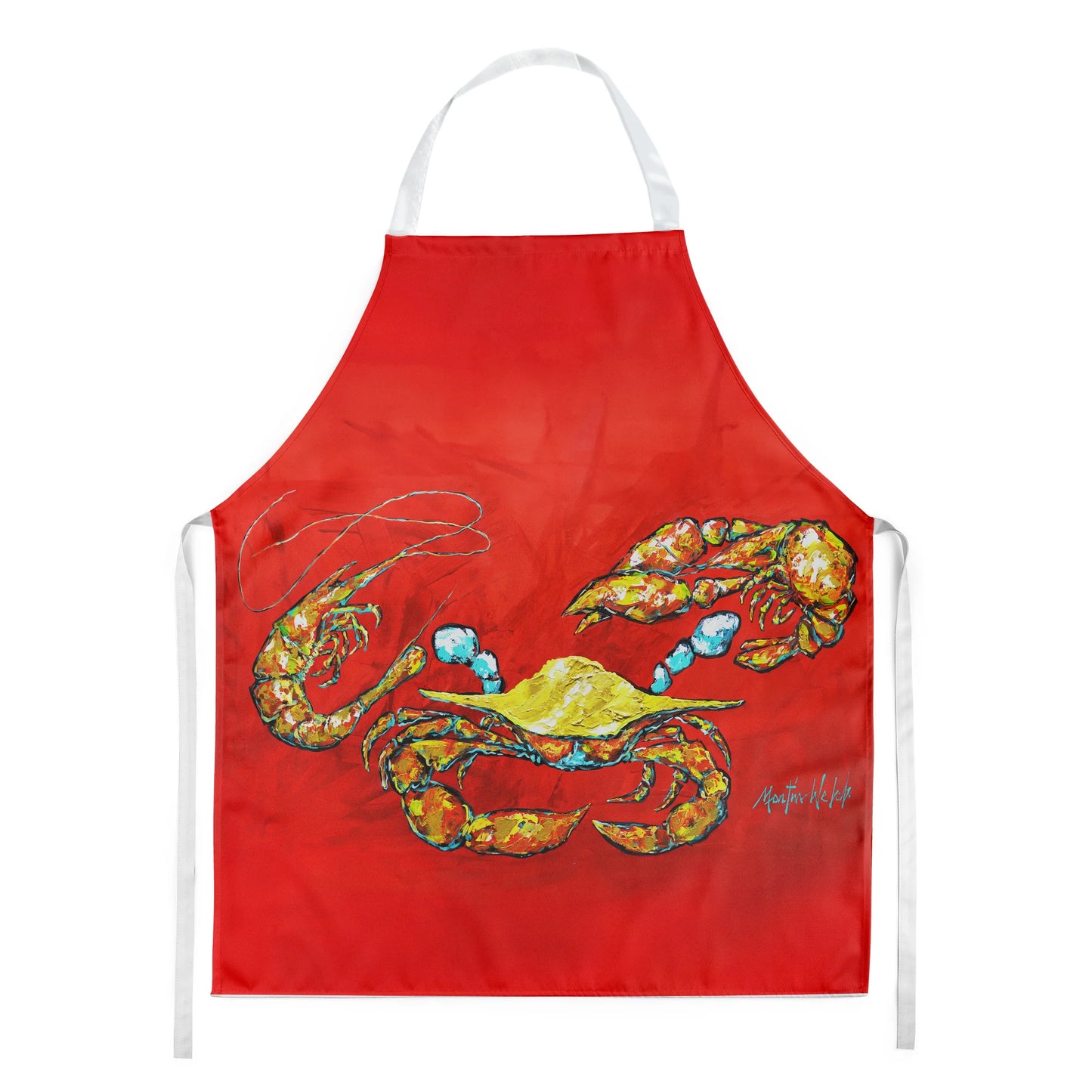 Seafood Sandwich Crab Shrimp Crawfish Apron