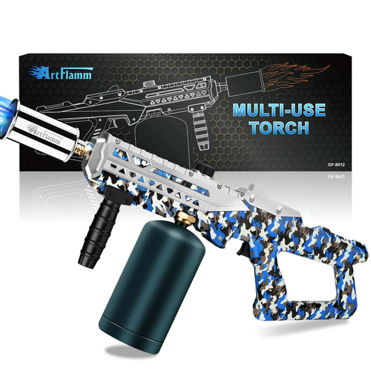 【Fathersdaygift】Artflamm Powerful Propane Torch , Multi-Use Torch with Adjustable Flame, Blow Torch for Campfire, Fire Pit Starter, Fun Gift (Propane Tank Not Included) Fathersdaygift