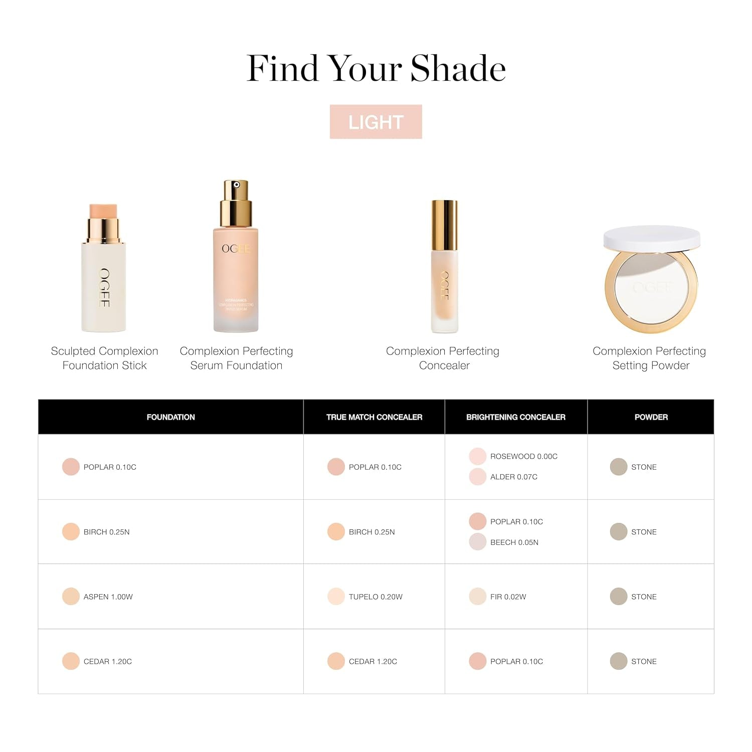 Sculpted Skin-Perfecting Makeup Setting Powder - Stone - FULL SET (Case & Refill) - Lightweight Powder Foundation Made with 70% Organic Ingredients