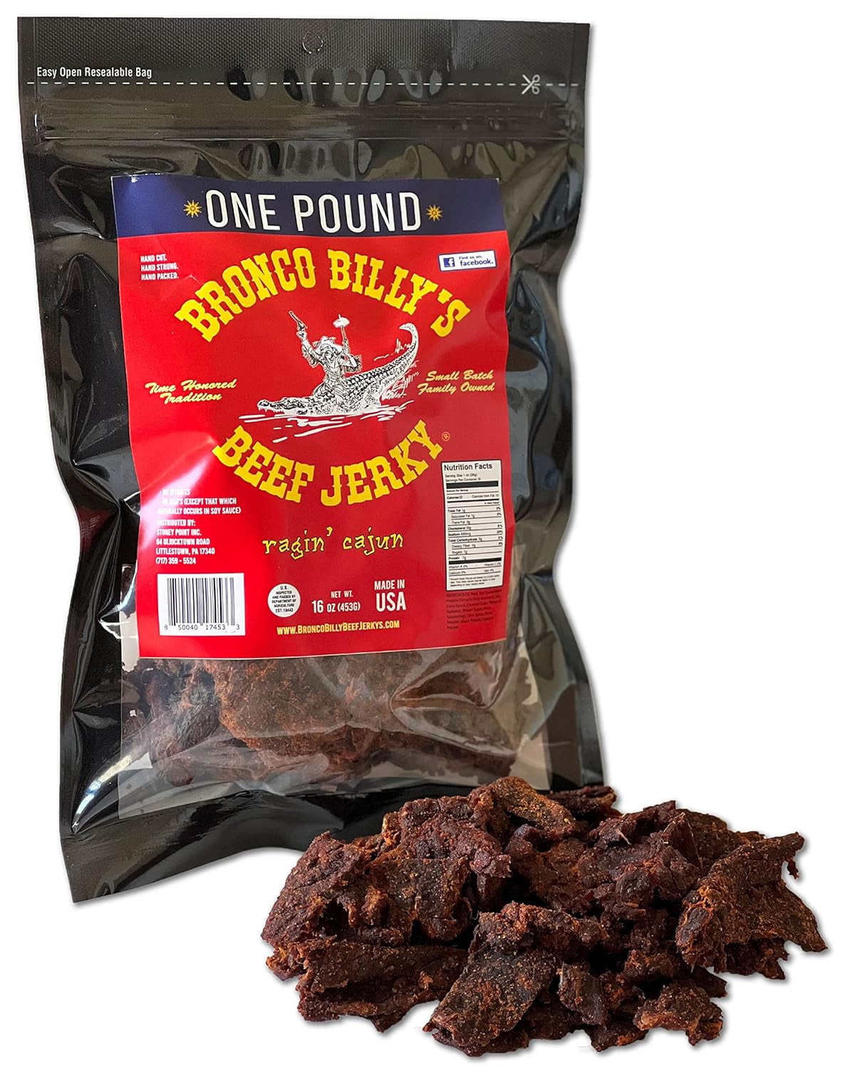 Ragin' Cajun One Pound Resealable Bag