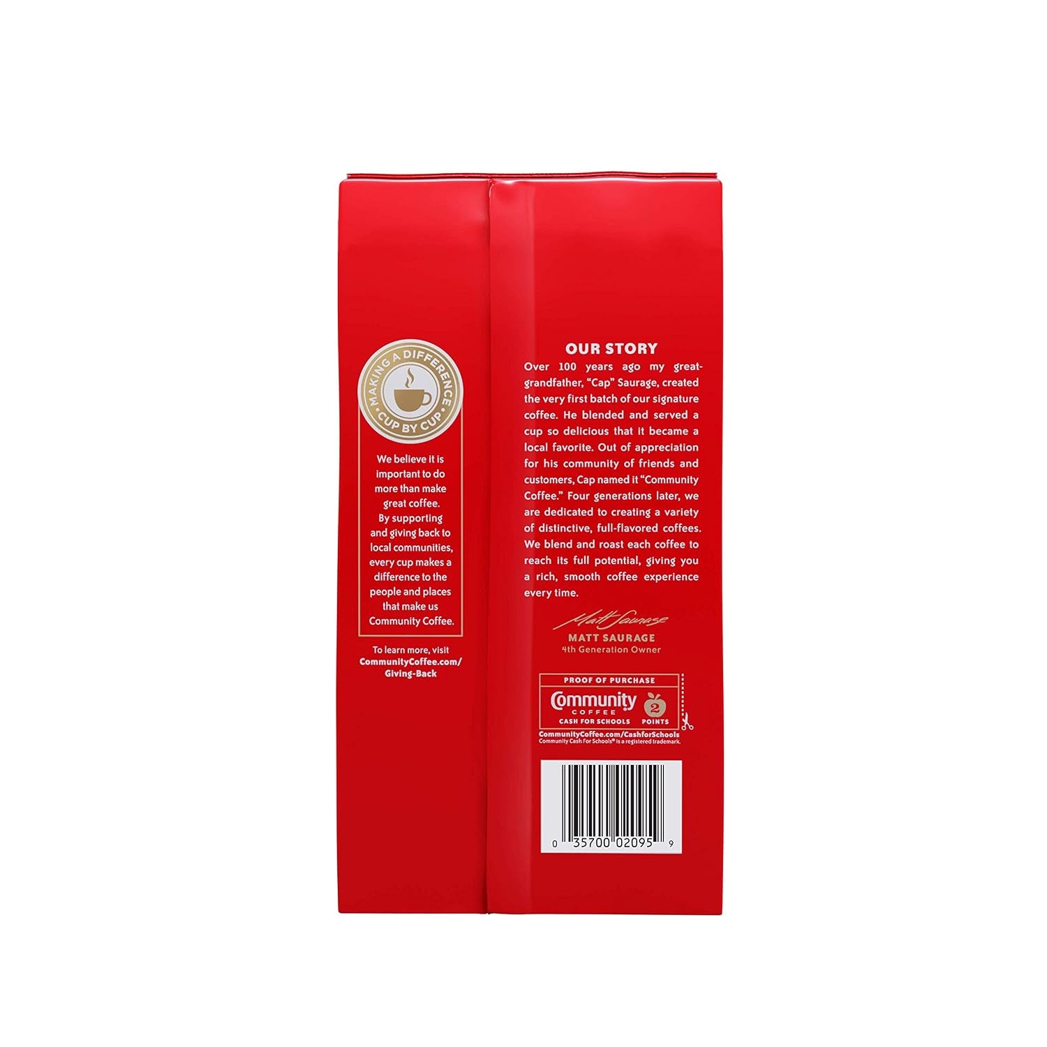 Coffee & Chicory Blend 23 Ounce, Medium Dark Roast Ground Coffee, Vacuum Packed 23 Ounce Bag (Pack of 1)