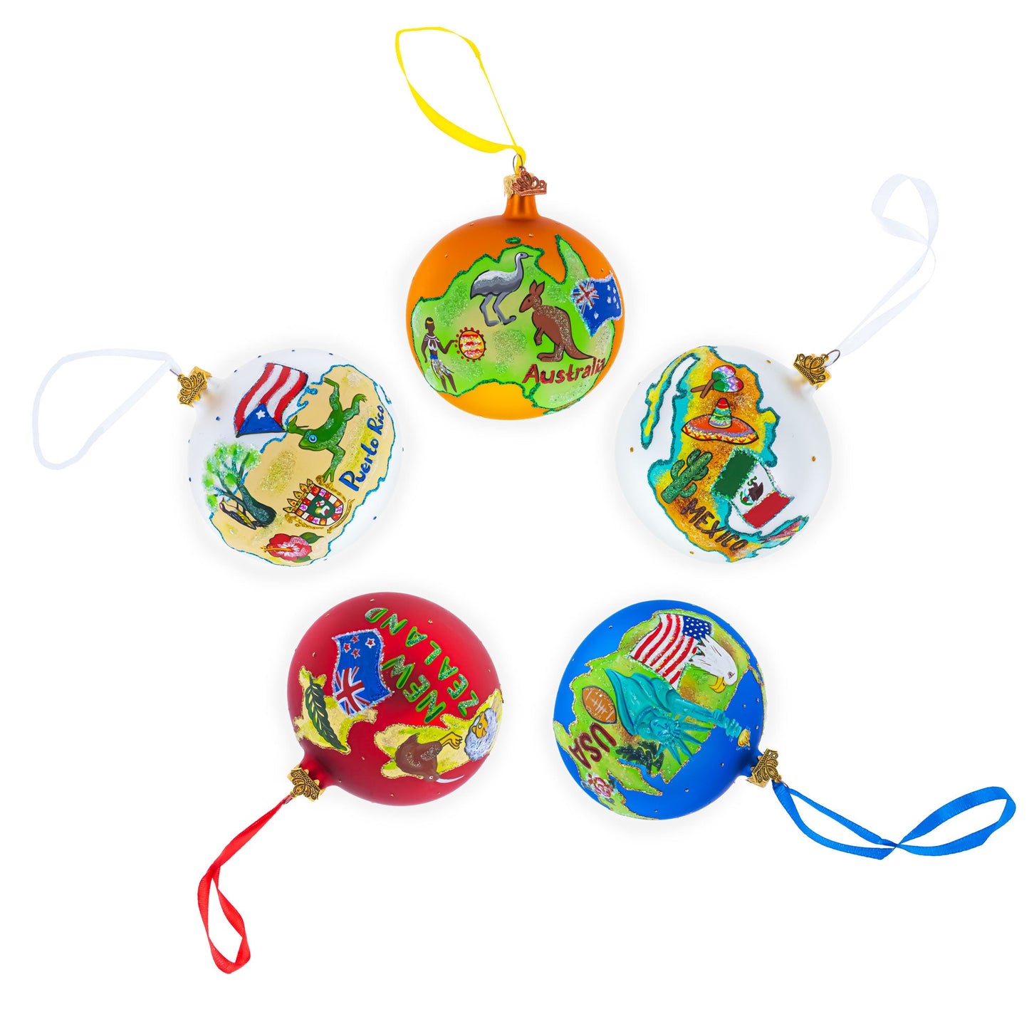 LSU Tiger Stadium, Baton Rouge, Louisiana, USA Glass Ball Christmas Ornament 4 Inches