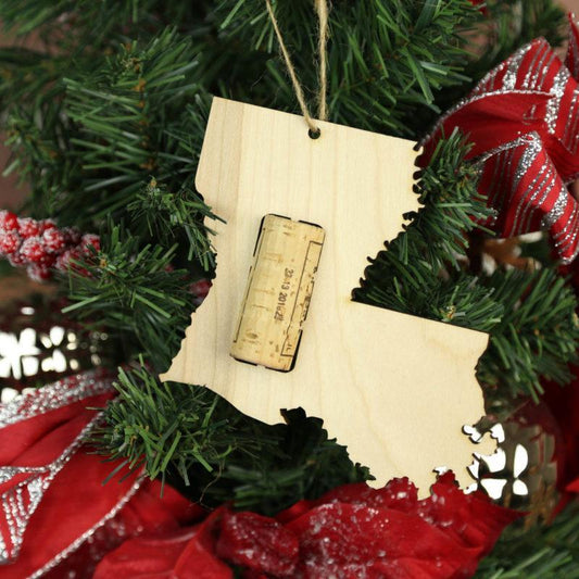 Louisiana Wine Cork Holder Ornaments