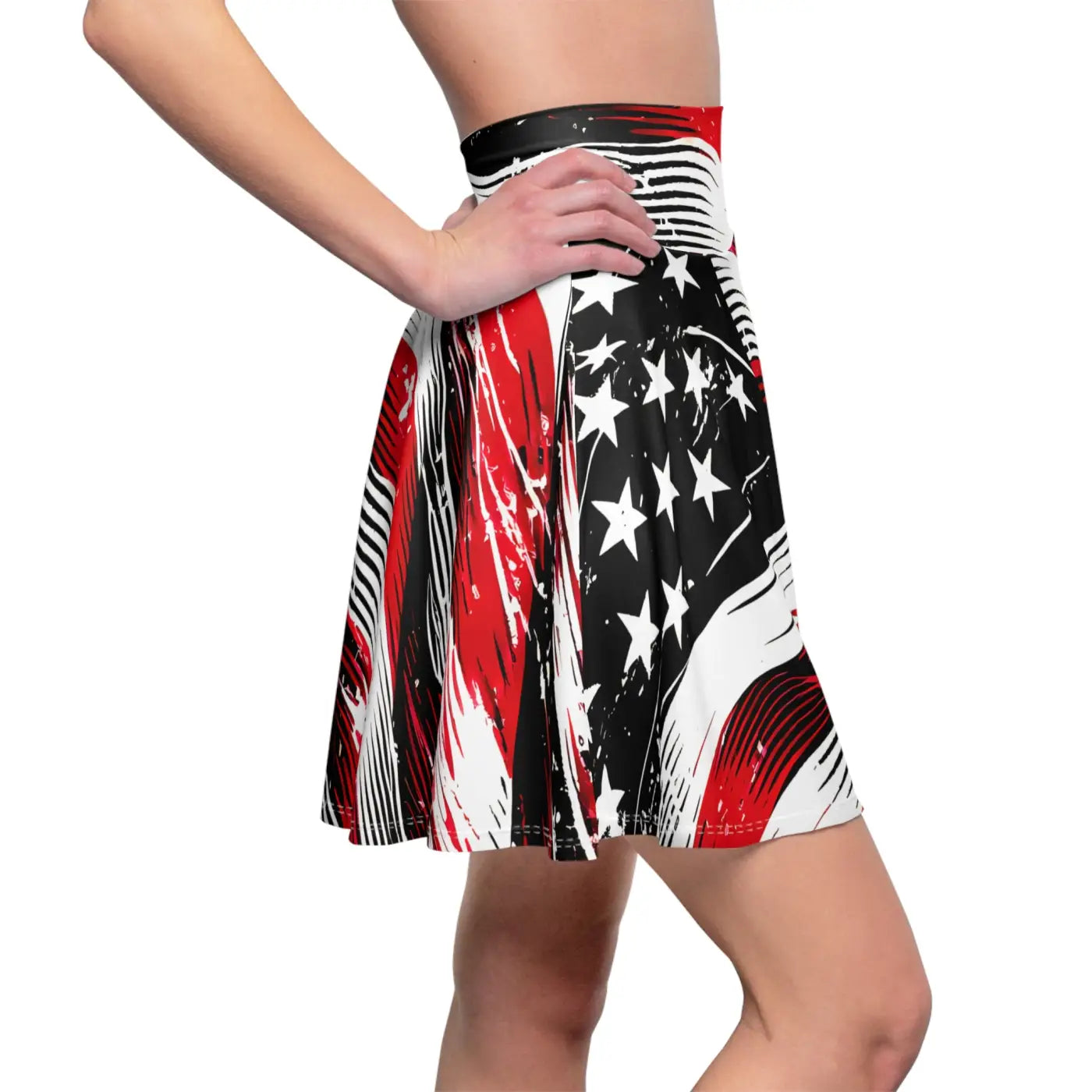 American Flag Skater Skirt – Patriotic Style - Dipaliz