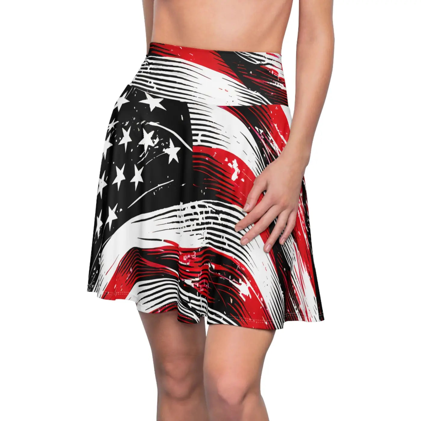 American Flag Skater Skirt – Patriotic Style - Dipaliz